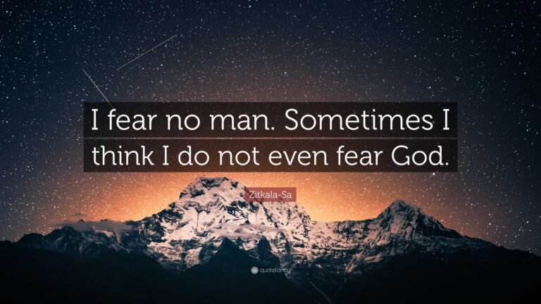 I Fear No One