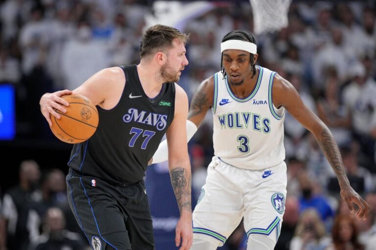 dallas mavericks vs timberwolves match player stats